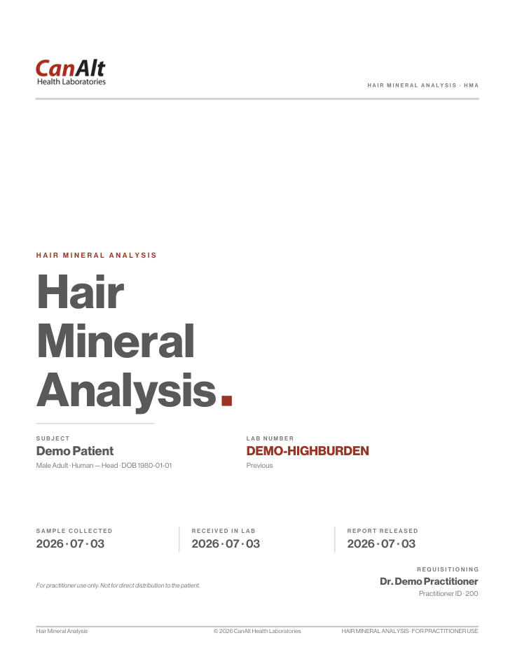 Demo HMA practitioner report — cover